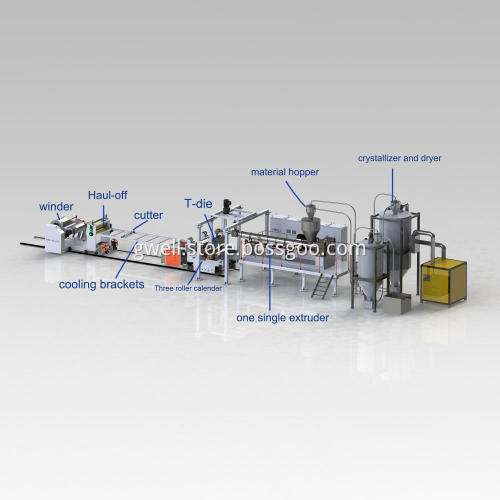 Pet Sheet Production Line/ Pet Sheet Extruder